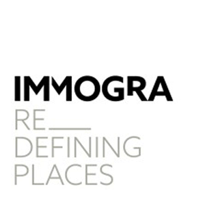 Immogra Re-defining places logo